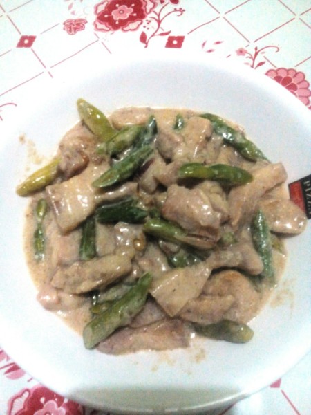 bowl of Bicol Express