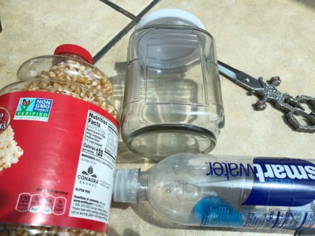 Popcorn Kernel Jar Secret Safe - supplies