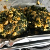 cooked Kale Burger
