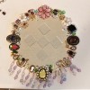 BeJeweled' Mirror - finished mirror with mirror tiles in center