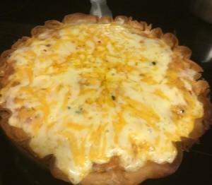 baked Spinach, Bacon & Cheese Quiche