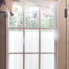 Using Decorative Window Film on a Kitchen Exterior Door - 9 light kitchen door