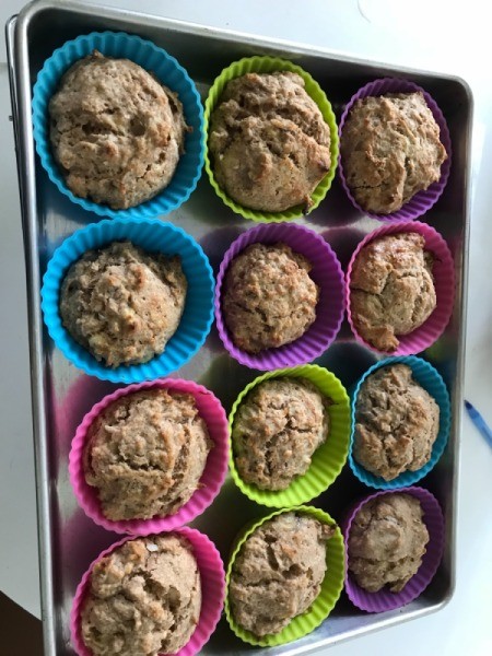 muffins in baking cups