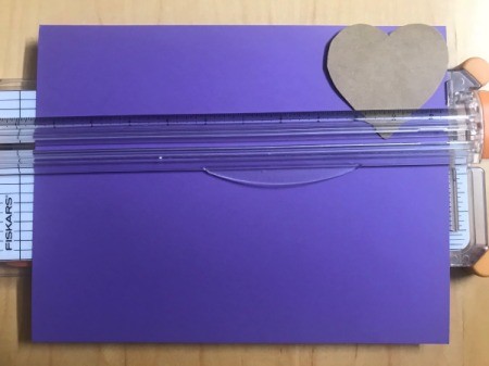 Upcycled Coupon to Birthday Card - cut a strip of colored paper slightly smaller than the card top to bottom