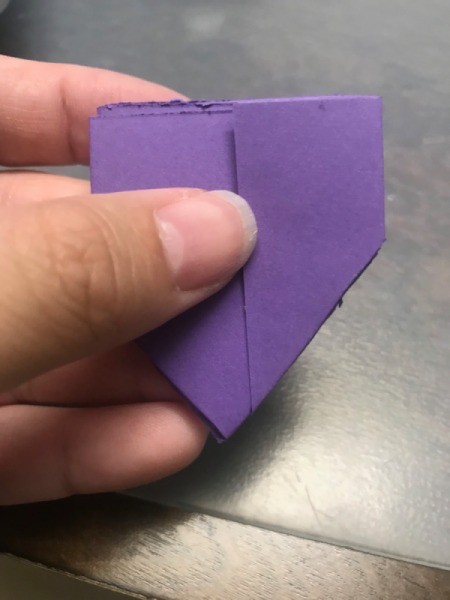 Upcycled Coupon to Birthday Card - to make it more of a banner style cut into a V shape