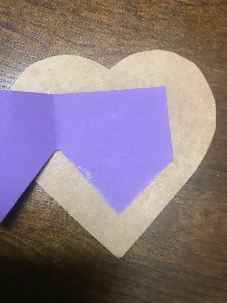 Upcycled Coupon to Birthday Card - banner glued to the back