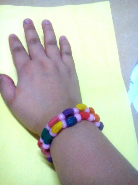 Pasta Bracelet - person wearing the bracelet