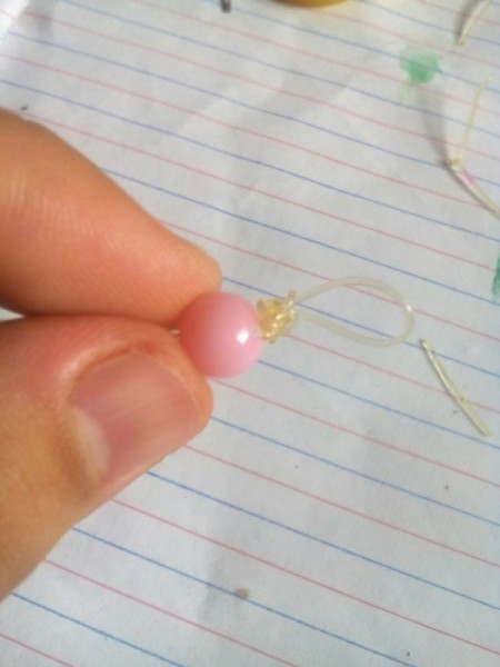 Pasta Bracelet - thread double sting through one bead