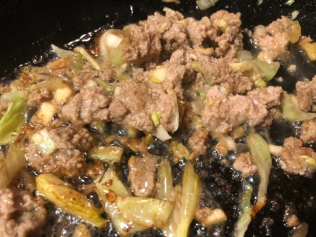 browning meat filling