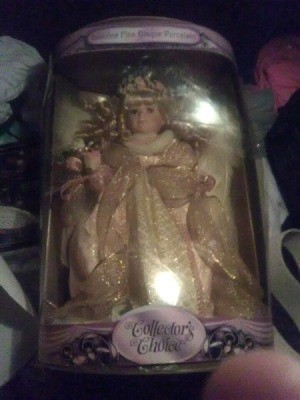 Value of a Collector's Choice Porcelain Doll - doll in plastic box