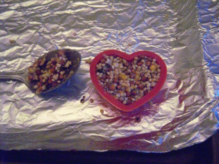 Bird Seed Heart Wedding Favors - and an individual cookie cutter