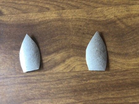 Tin Can Unicorn Planter - cut out 2 ears slightly less in length than the horn