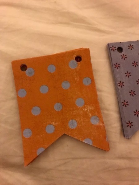 Monkey Theme Decoration Banner - punch a hole in the top corners