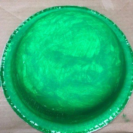 Paper Bowl Pet Turtle Decoration - paint the underside of the bowl