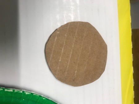 Paper Bowl Pet Turtle Decoration - circle of sturdy cardboard to back the head