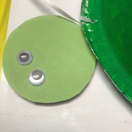 Paper Bowl Pet Turtle Decoration - ready to hot glue head in place