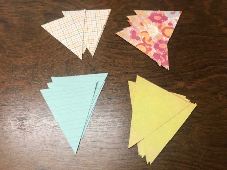 Happy Birthday Gift Bag - cut your own using the paper template as an alternative