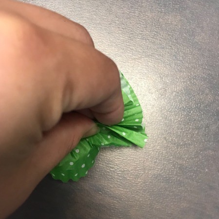 Happy Birthday Gift Bag - scrunch around the pinched center