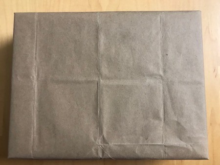 Simple Tassel Bow Gift Topper - cut bag to flatten and wrap the package