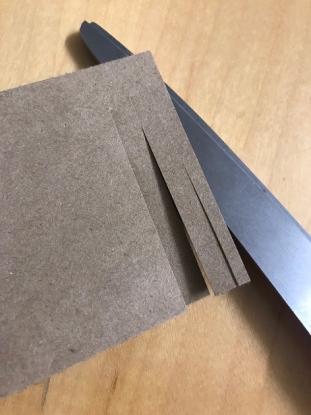 Simple Tassel Bow Gift Topper - snip the paper but not cut all of the way, repeat