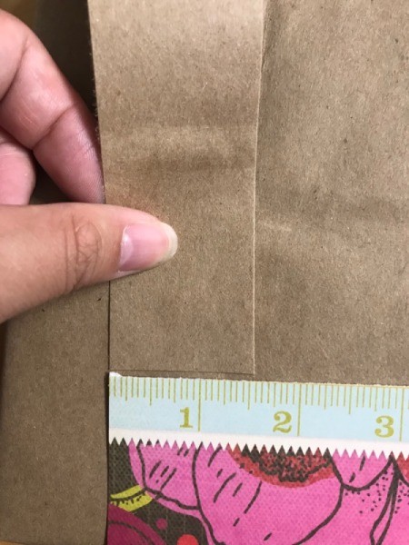 Simple Tassel Bow Gift Topper - measuring the width