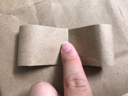 Simple Tassel Bow Gift Topper - touch the ends together, tape on the under side