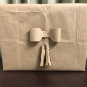Simple Tassel Bow Gift Topper