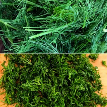 chopped dill