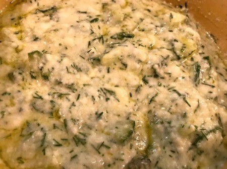 Tzatziki Sauce in bowl