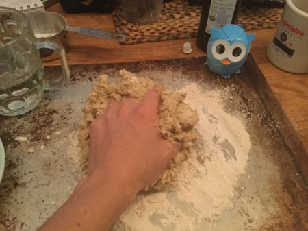 kneading dough