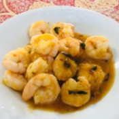 Sweet Chili Shrimp in bowl