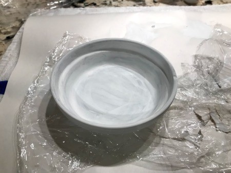 Paint a Flower Pot Saucer that Doesn't Match Pot
