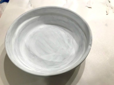 Paint a Flower Pot Saucer that Doesn't Match Pot