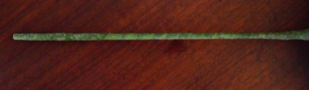 Bunch of Newspaper Roses - wrap the entire skewer with tape