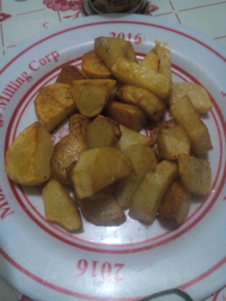 browned potatoes