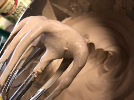 whipping to stiff peaks