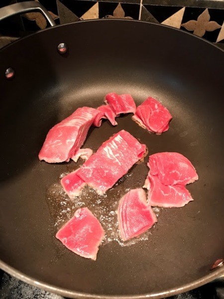 cooking beef