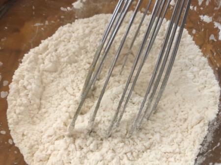 mixing dry ingredients