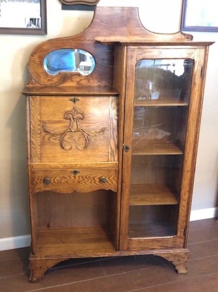 Selling an Antique Drop Down Desk - oak desk