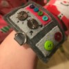 Felt Wrist Control Panel - control panel on child's wrist