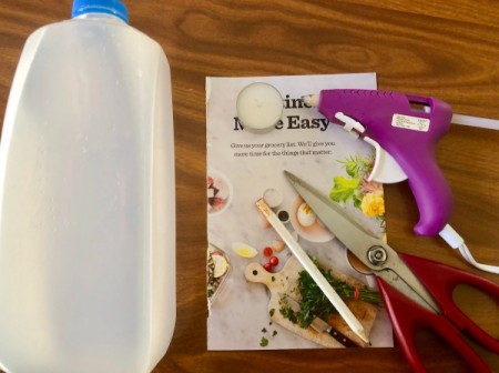 Plastic Milk Jug Flower - supplies