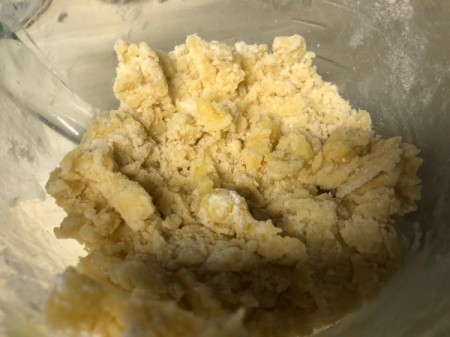 crust dough in bowl