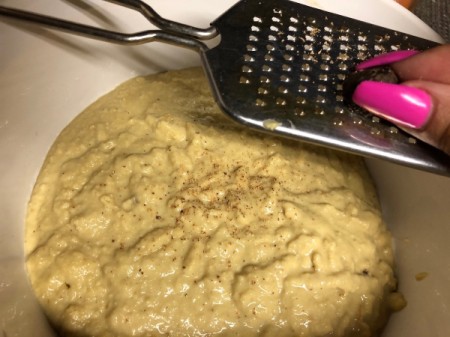 grating nutmeg
