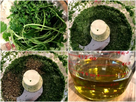 oil added to processor