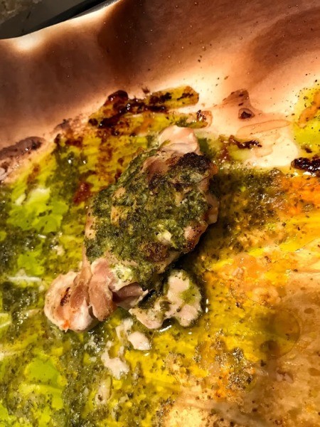 marinading chicken with sauce