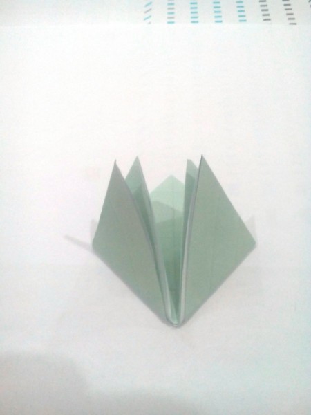 Folded Paper Star - fold bottom corners to the top