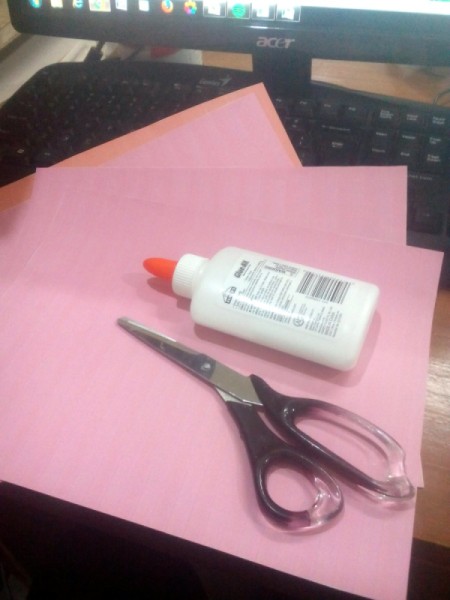 Paper Card Organizer - supplies