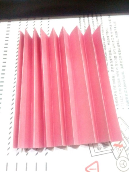 Paper Card Organizer - fold one half accordion style