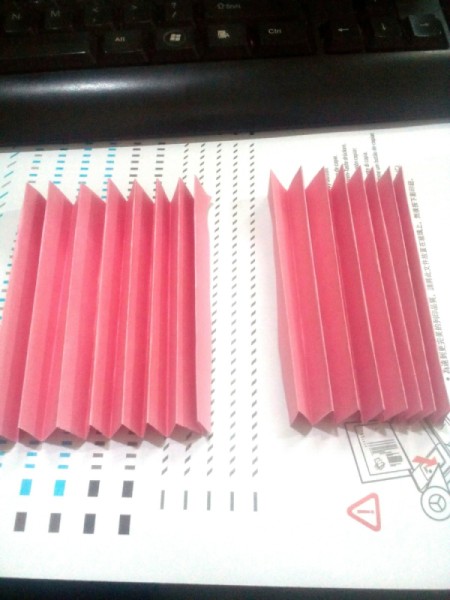 Paper Card Organizer - repeat with the other half