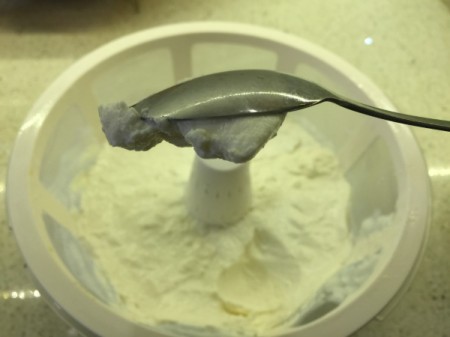 A Euro Cuisine Greek yogurt maker after straining